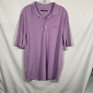 Greg Norman Polo Short Sleeve Play Dry Moisture Wicking Lavender Men’s X-Large
